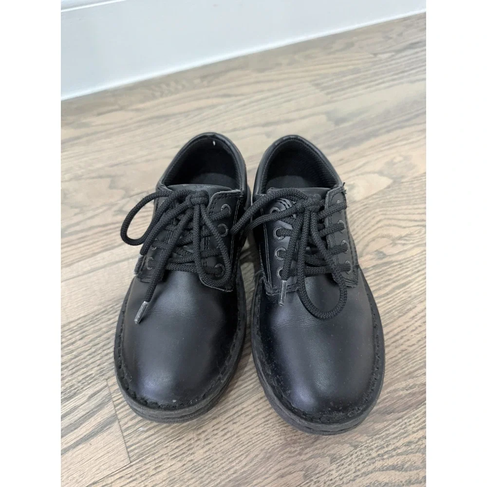 Eastland Plainview Boys Oxford Black Leather Dress Shoes K100-01 Size 12.5M
